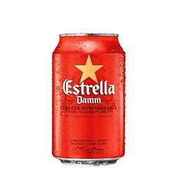 Estrella Damm light bottom fermented beer 4.6% 330 ml