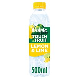 Volvic mineral water with lime and lemon flavor 500 ml