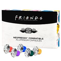 FRIENDS Nespresso gift pack of flavored coffee capsules 50 x 5.2 g