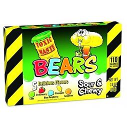 Toxic Waste Bears sour bears with fruit flavors 85 g