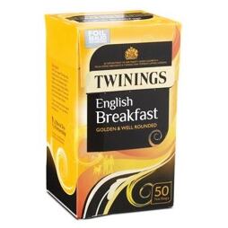 Twinings English Breakfast black tea 50 pcs 125 g