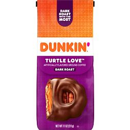 Dunkin' pražená mletá káva s příchutí Turtle Love 311 g