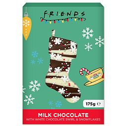 Friends milk chocolate with white chocolate flakes 175 g