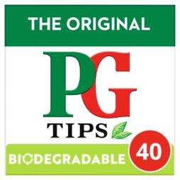 PG Tips Biodegradable černý čaj 40 ks 116 g