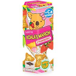 Lotte Koala's March sušenky s náplní s příchutí jahody 37 g