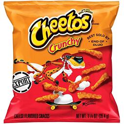 Cheetos Crunchy corn crisps with cheese flavor 35.4 g