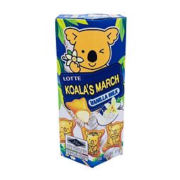 Lotte Koala's March sušenky s náplní s příchutí vanilkového mléka 37 g