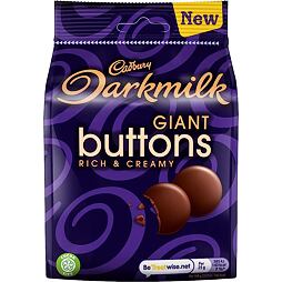Cadbury tmavá čokoláda ve tvaru knoflíčků 105 g