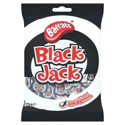 Barratt Black Jack žvýkací bonbony s příchutí anýzu 175 g