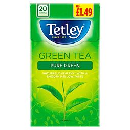 Tetley zelený čaj 20 ks 40 g PM