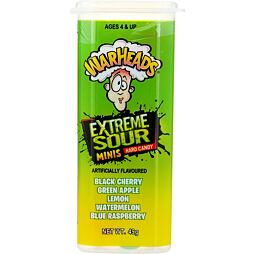Warheads Minis sour candies with fruit flavors 49 g