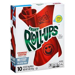 Fruit Roll-Ups soft strips with strawberry flavor 141 g