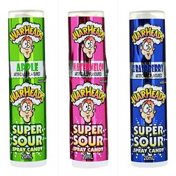 Warheads sour spray with apple, watermelon and blue raspberry flavors 1 pc 20 ml