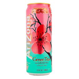 Arizona green iced tea with peach flavor 650 ml