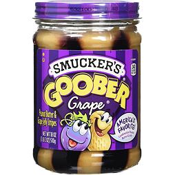Smucker's peanut butter with grape jam 510 g