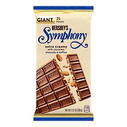 Hershey's Symphony mléčná čokoláda s mandlemi a toffee kousky 209 g