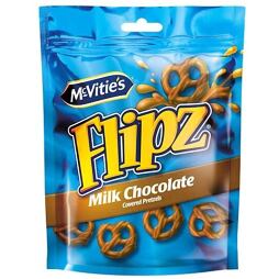 Flipz McVitie's pretzels in milk chocolate 90 g