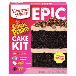 Duncan Hines Epic směs na přípravu dortu s příchutí čokolády a posypkami z cereálií 691 g
