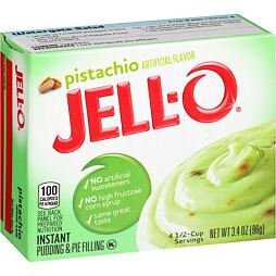 Jell-O instantní pudink s příchutí pistácie 96 g