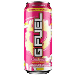 G FUEL Pink Drip sycený energetický nápoj s příchutí jahodových a malinových bonbónů 473 ml