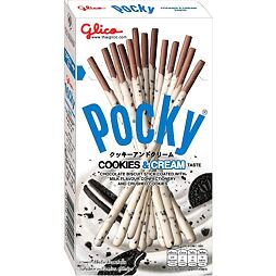 Pocky bars with cookies and cream flavored glaze 40 g