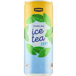 Jumbo carbonated iced tea without sugar 250 ml