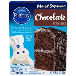 Pillsbury Moist Supreme směs na přípravu dortu s příchutí čokolády 432 g