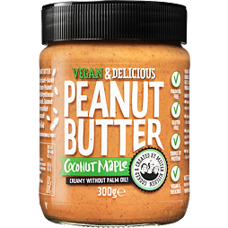 Mister kitchen's peanut butter with coconut flavored maple syrup 300g