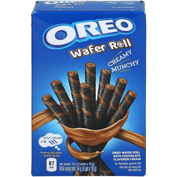 Oreo tubes with chocolate-flavored cream 54 g