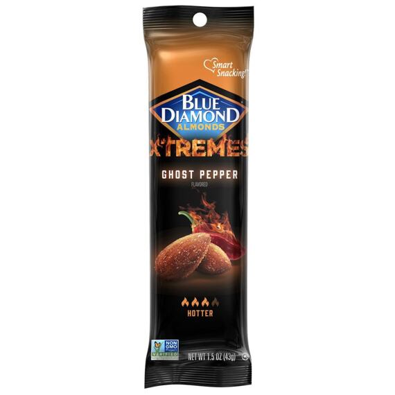 Blue Diamond Xtremes hot almonds with Ghost chili pepper 43 g