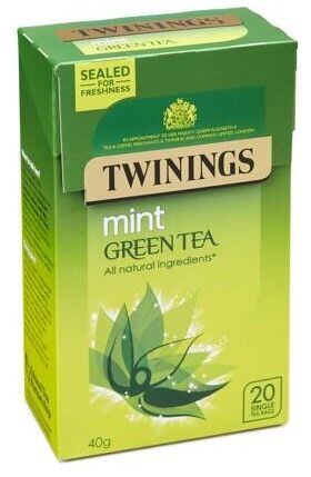 Twinings zelený čaj s příchutí máty 20 ks 40 g