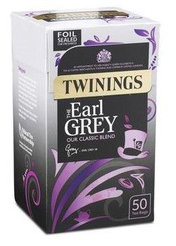 Twinings Earl Grey černý čaj 50 ks 100 g
