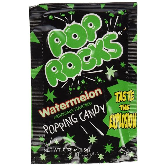 Pop Rocks praskající bonbonky s příchutí vodního melounu 9,5 g