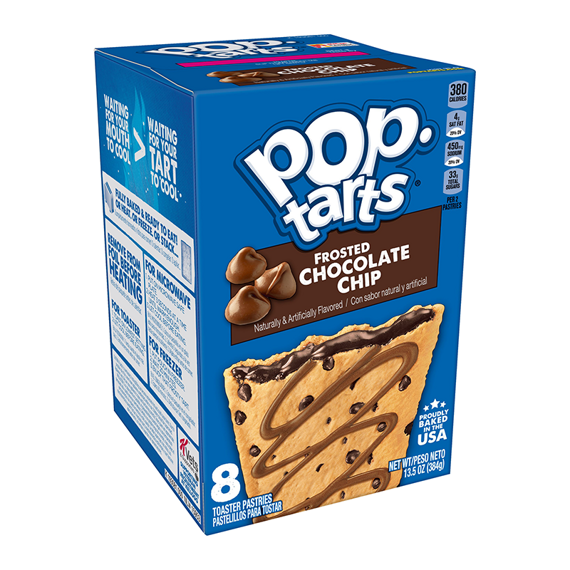 Pop Tarts bags with filling and pieces of chocolate 384 g