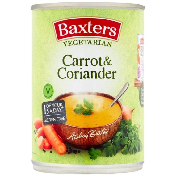 Baxters carrot soup with coriander 400 g