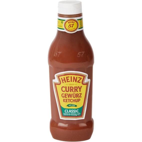 Heinz spicy curry ketchup 650 g