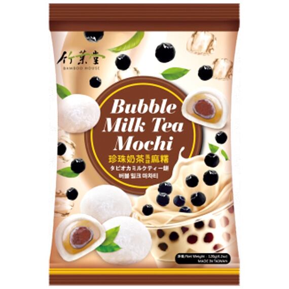 Bamboo Bubble japonské koláčky Mochi s příchutí mléčného čaje 120 g