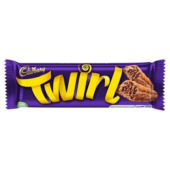 Cadbury Twirl tyčinka z mléčné čokolády 42 g