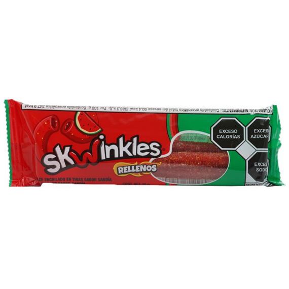 Lucas Gusano Skwinkles watermelon chewy ropes in chili powder 26 g