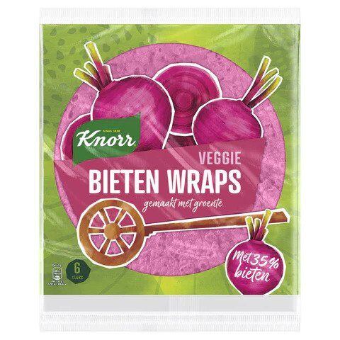 Knorr wheat tortillas with beetroot 370 g