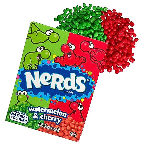 Nerds candies with watermelon and cherry flavors 46.7 g