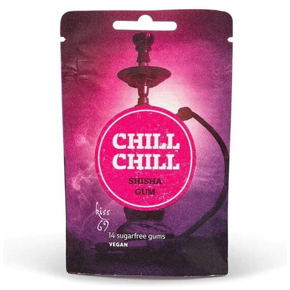 Chill Chill Shisha chewing gum without sugar with flavor Kiss 69 32 g