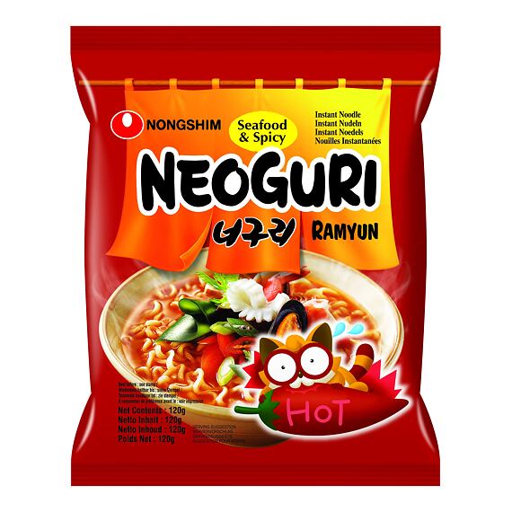 NongShim Neoguri Ramyun spicy instant noodles with seafood 120 g