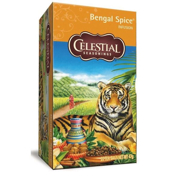 Celestial decaffeinated black tea with Bengal spice flavor 20 pcs 47 g
