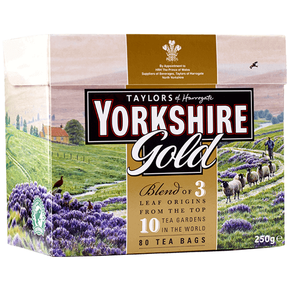 Yorkshire Gold černý čaj 80 ks 250 g