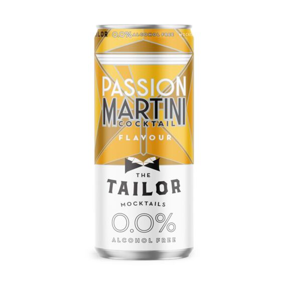 The Tailor sycený nealkoholický nápoj s příchutí marakuji a Martini 330 ml