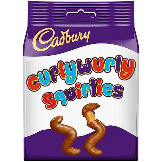 Cadbury Curly Wurly pieces of caramel in chocolate 110 g