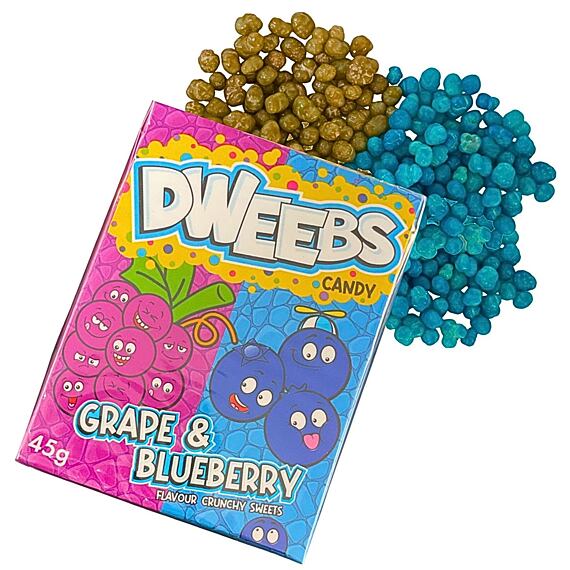 Dweebs grape and blueberry candy 45 g