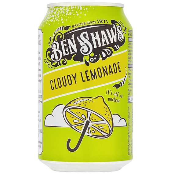 Ben Shaws limonáda s příchutí citronu 330 ml Celé Balení 24 ks