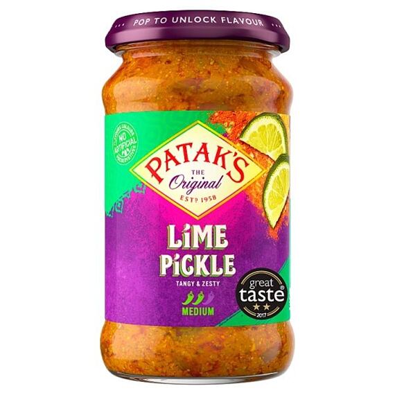 Patak's medium tangy pickled limes and spices 283 g